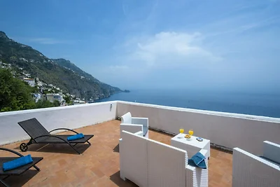 Villa a Praiano con terrazza vista mare
