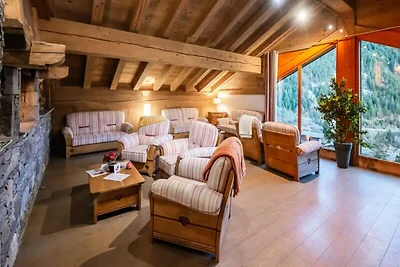 Appartement in Champagny met spa en uitzicht