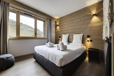 Apartment in Tignes mit Seeblick