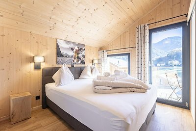 Chalet am Skilift mit Balkon und Sauna