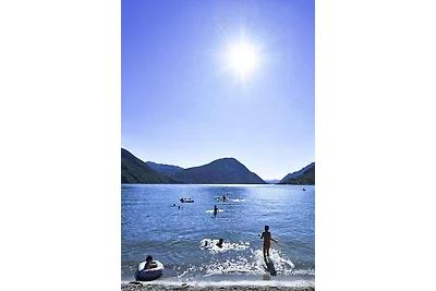 Ferienunterkunft in Porlezza mit Seeblick