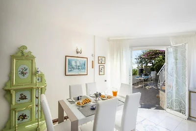 Villa a Praiano con terrazza vista mare