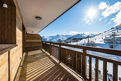 Wohnung in der Nähe der Marmotte-Piste mit di...