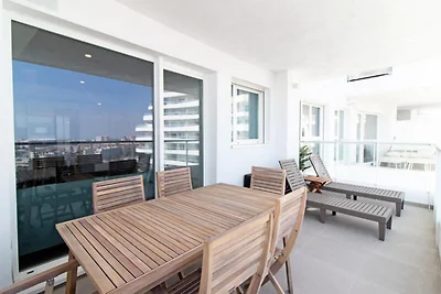 Appartement in Canet met uitzicht op zee en...