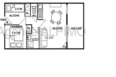 Wohnung in Carrets nahe Skipisten