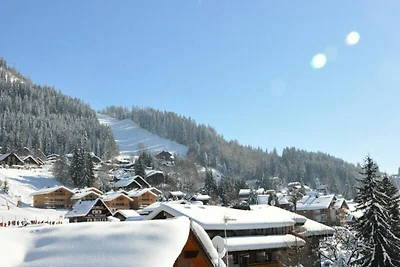 Wohnung im Dorf mit Blick auf die Aravis