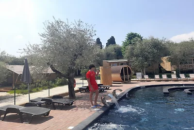 Mobilehome mit Whirlpool im Caravanpark della
