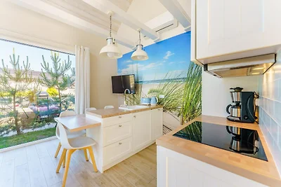 Ferienhaus mit privater Sauna, in Strandnähe