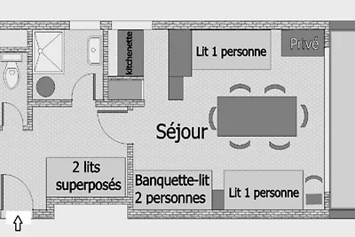 Casa vacanze a Corbier con accesso alla...