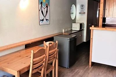 Wohnung in Arc 2000 mit Blick auf die Pisten