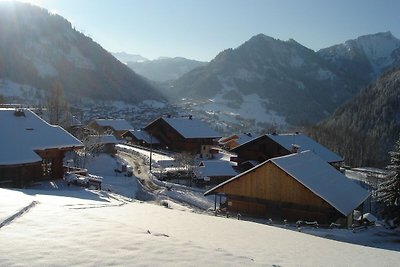 Chalet naast de skiliften van Petit Châtel