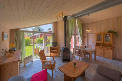Ferienhaus mit Sauna im Ferienpark Mirow