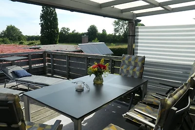 Uitzicht op de haven van Gelting Bay