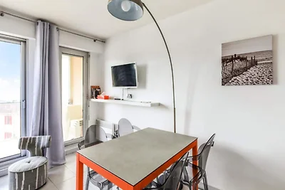 Studio drie bij vier personen zeezicht