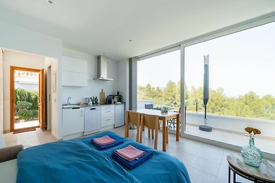 Appartement met vrij uitzicht en privé...