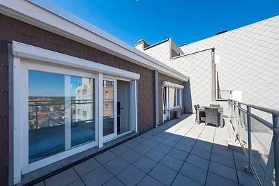 Penthouse in Belgien mit Meerblick