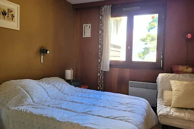 Apartment in Pra-Loup mit Bergblick