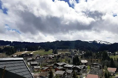Ferienwohnung in Les Gets mit Blick auf die...