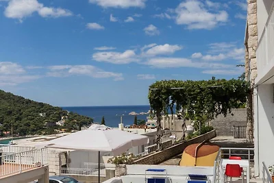 Apartment mit einem Schlafzimmer und Terrasse