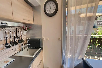 Apartment in Les Carroz mit Blick auf die...