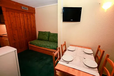 Studio für 4 Personen am Fuße der Pisten