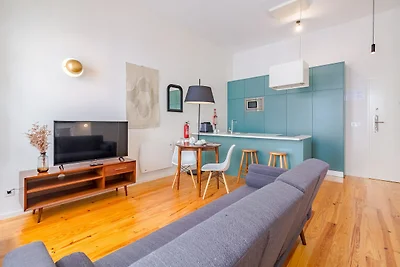 Stilvolles Porto-Studio mit Stadtblick