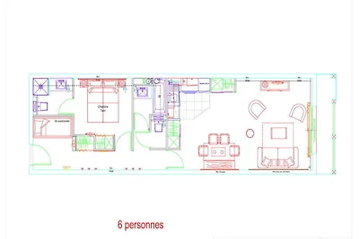 Studio für 6 Personen