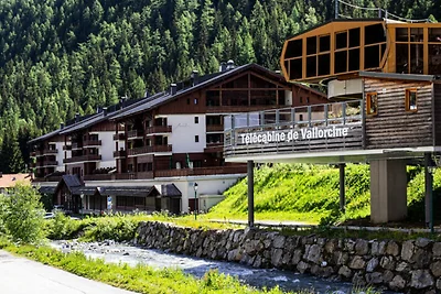 Wohnung in Vallorcine mit Spa-Zugang