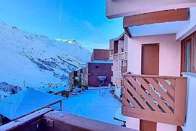 Wohnung in Les Menuires mit Bergblick