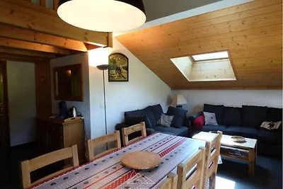 Apartment in Grand-Bornand mit Bergblick