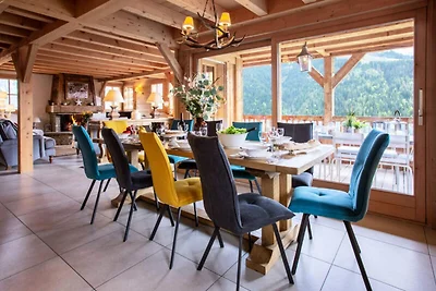 Chalet in La Clusaz mit Panoramablick