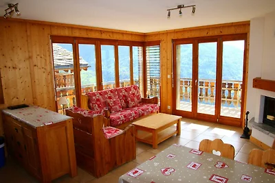 Gemütliche Wohnung mit Blick auf das Rhônetal