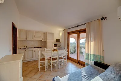 Appartamento con piscina nel Residence Badus