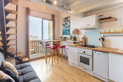 Appartement mit Meerblick und Terrasse