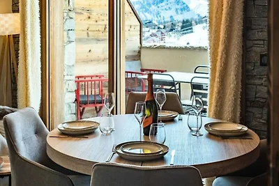 Appartamento sulla pista Marmotte con vasca...