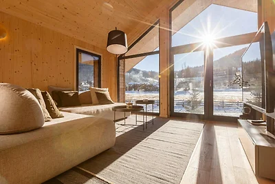 Panorama-Ferienhaus mit Sauna und Pool