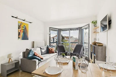 Apartment in St-Gilles in der Nähe des Hafens