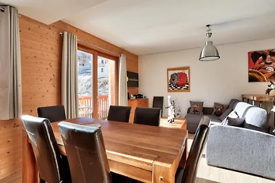 Wohnung in Vars-les-Claux mit Bergblick