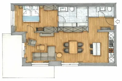 Ferienwohnung in Oberstdorf mit Balkon