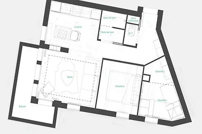 Volledig gerenoveerd appartement, ski-in/ski-...