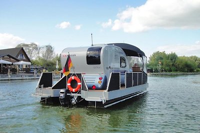 Woonboot op de Peene, Demmin