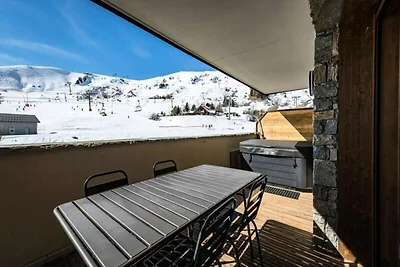 Appartamento sulla pista Marmotte con vasca...