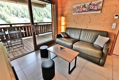 Apartment in Le Grand Bornand, Blick auf die...