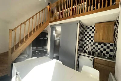 Duplex in Les 2 Alpes mit Bergblick