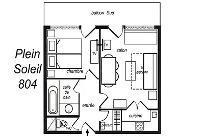 SONNIGE WOHNUNG, TV IM WOHNZIMMER UND...