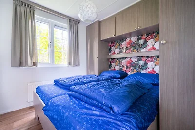 Knusse mobilhome bij Park De Veluwe