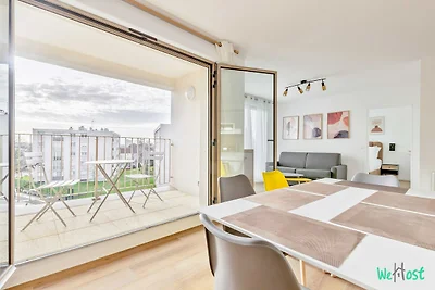 Helle Wohnung mit Balkon -6P-Nähe...