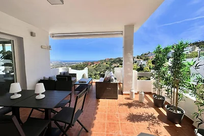 Apartment in Ojén mit Blick auf den...