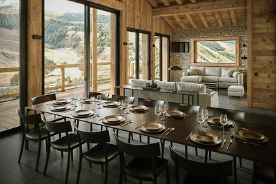 Scenic chalet in Southern Alps