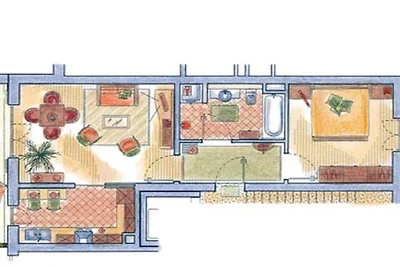 Appartamento per le vacanze con 1 camera da...